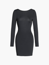 Iconic Image Open Back Ruched Short Dress